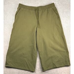 Lululemon Pants Womens Sz 20 Green Stretch Loungeful High-Rise Wide Leg Crop